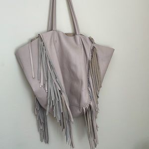 Cleobella Hendrix Fringe Leather Tote